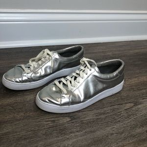 Silver Cole Haan sneaker